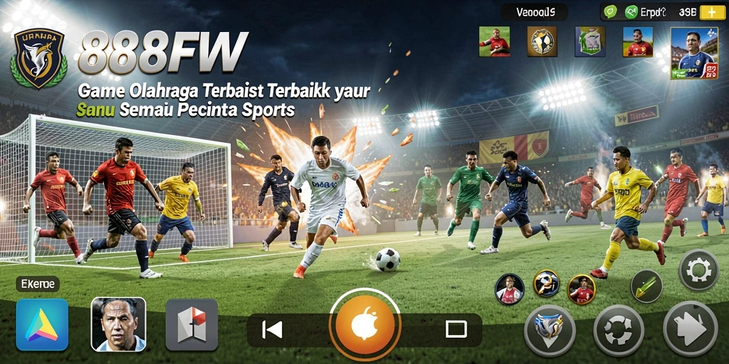 Screenshot menunjukkan gameplay mendebarkan dari 888FW.
