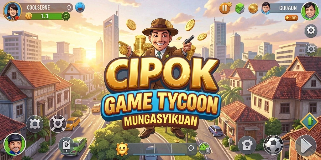 Screenshot menunjukkan gameplay seru dalam <strong>CIPOK</strong> yang penuh strategi Tycoon.