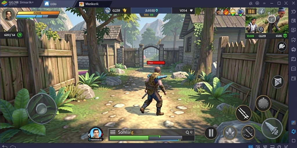 Tampilan gameplay GG288 yang menakjubkan dan interaktif.
