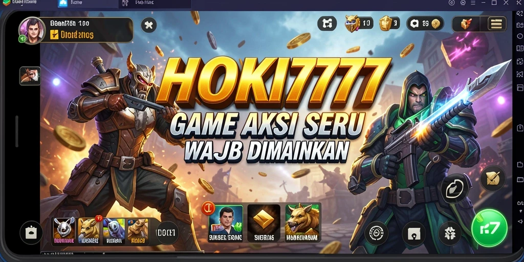 Tampilan gameplay aksi seru HOKI777 yang mendebarkan.