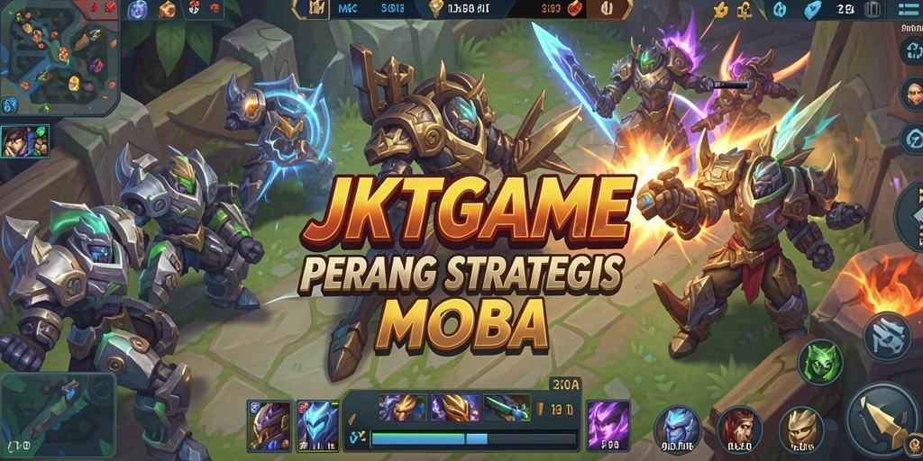 Gameplay seru JKTGAME saat pertarungan epik di arena.