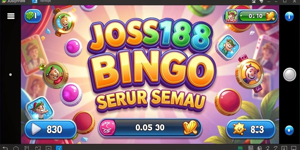 Screenshot JOSS188 menampilkan gameplay Bingo yang seru dan interaktif.