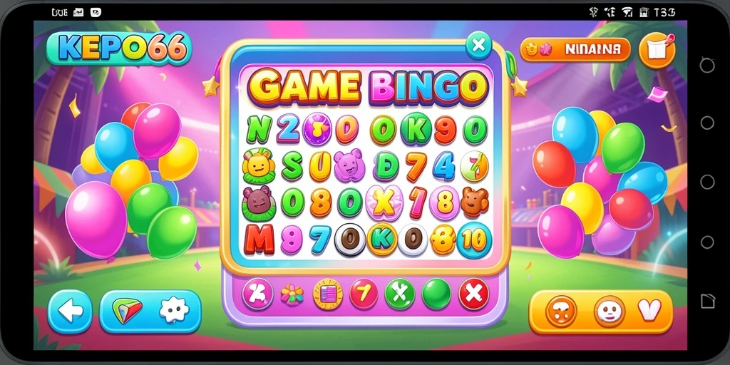 Tampilan gameplay utama KEPO66 dengan pengalaman Bingo yang menarik.