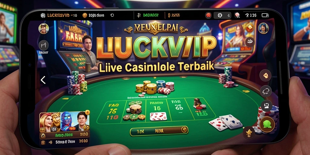 Tampilan gameplay LUCKSVIP yang menarik dengan dealer profesional.