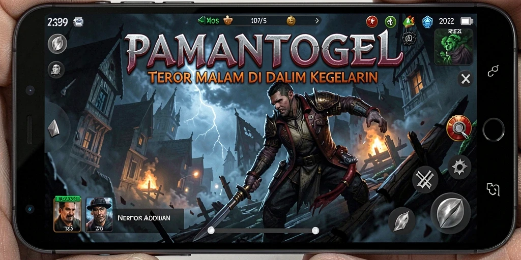 Gameplay PAMANTOGEL yang menegangkan dan menyeramkan.