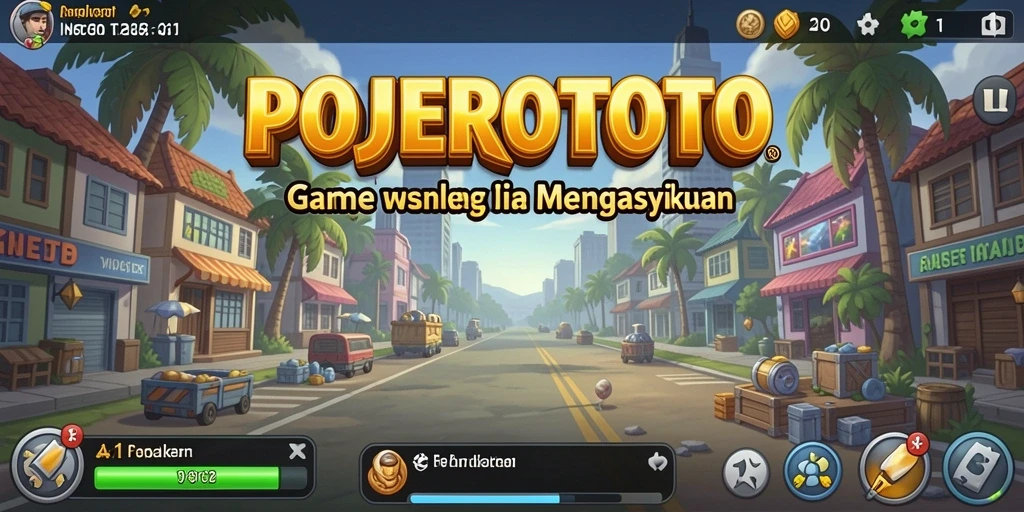 Tangkapan layar POJEROTOTO menunjukkan gameplay Idle yang menawan.
