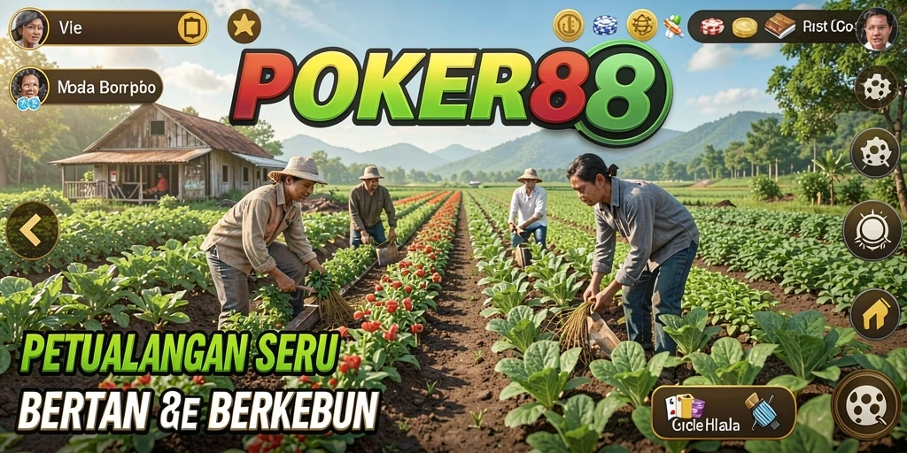 Tampilan gameplay POKER88 yang penuh warna dan menarik.