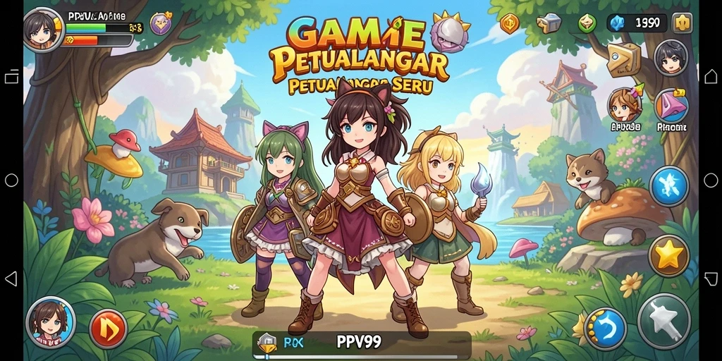 Tampilan gameplay PPV99 yang menarik dan menawan.