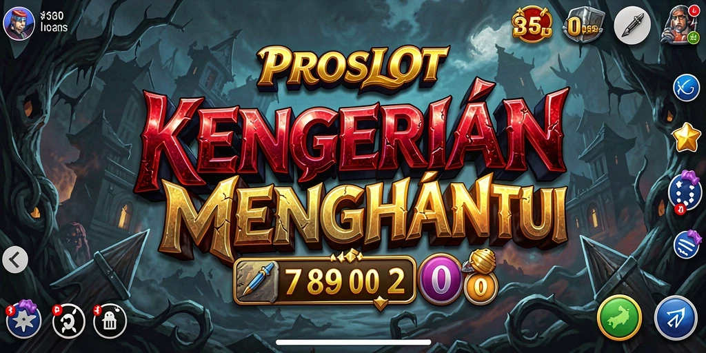 Tampilan gameplay PROSLOT menampilkan kengerian dan ketegangan yang mendalam.