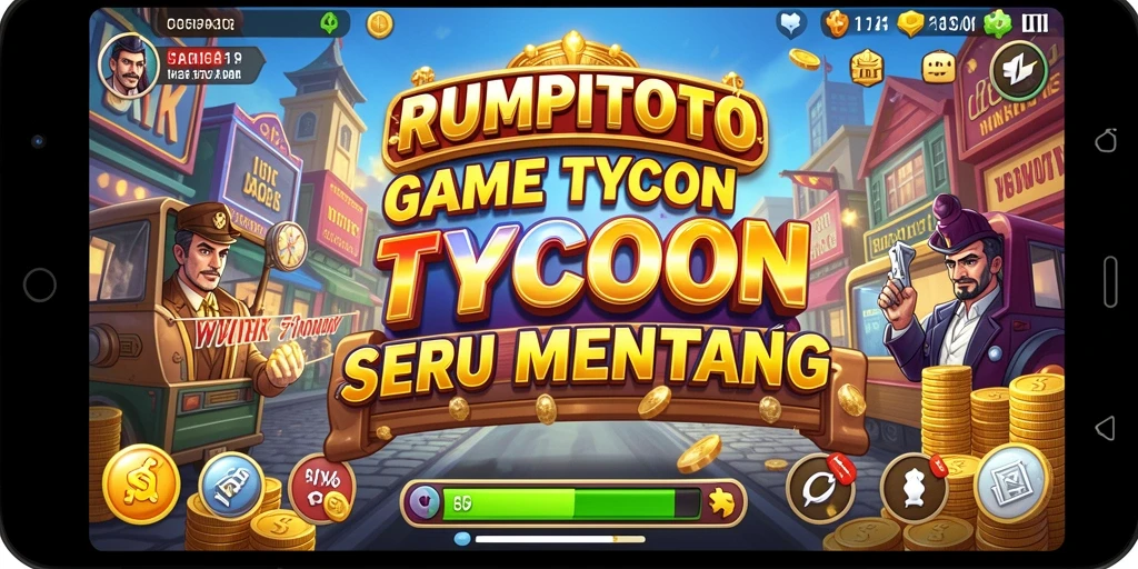 Screenshot utama RUMPITOTO menampilkan gameplay Tycoon yang menarik.